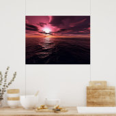 Sunset Dromer Poster (Keuken)