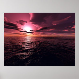 Sunset Dromer Poster