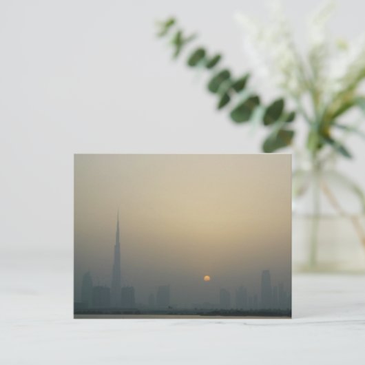 Sunset, Dubai Briefkaart (Staand voorkant)