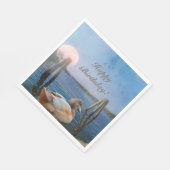 Sunset Duck Happy Birthday Servet (Hoek)