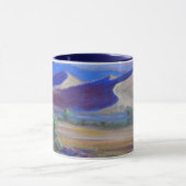 Sunset Dunes, Distant Mountains and Trees Kaart Mok (Midden)