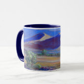 Sunset Dunes, Distant Mountains and Trees Kaart Mok (Voorkant links)