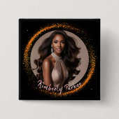 Sunset Dust Pageant Button (Voorkant)