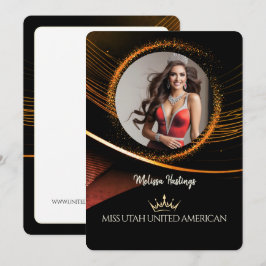 Sunset Dust Premium Pageant Promo Card Kaart