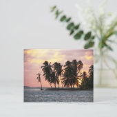 Sunset, E Lemmons, Kuna Yala, Panama Briefkaart (Staand voorkant)