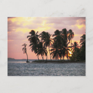 Sunset, E Lemmons, Kuna Yala, Panama Briefkaart