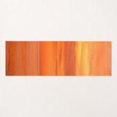 Sunset Elegant Sjabloon Red Oranje Zee Sky Clouds Yogamat (Voorkant (horizontaal))