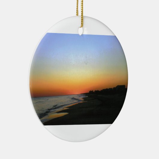 SUNSET EMERALD ISLE KERAMISCH ORNAMENT (Rechts)