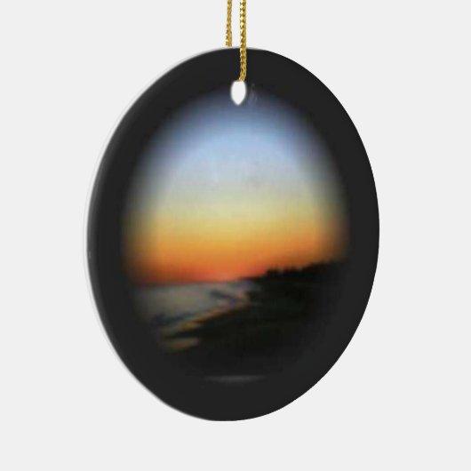 Sunset Emerald Isle, NC Ornament (Rechts)