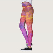 Sunset Emotions leggings in lila, mauve, sinaasapp (Links)