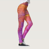 Sunset Emotions leggings in lila, mauve, sinaasapp (Rechts)