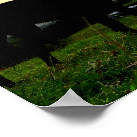 Sunset en Poop Poster (Hoek)