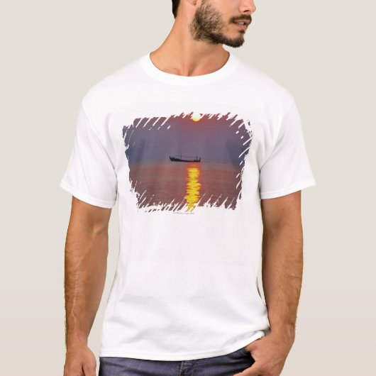 Sunset en Zee 2 T-shirt (Voorkant)