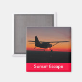 Sunset Escape Magnet (Voorkant / Achterkant)