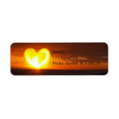 Sunset Etiket (Voorkant)