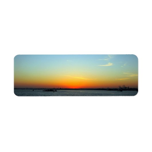 Sunset Etiket (Voorkant)