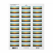 Sunset Etiket (Full Sheet)