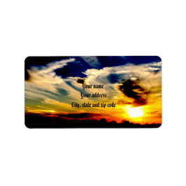 Sunset Etiket