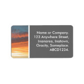 Sunset Etiket (Voorkant)