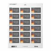 Sunset Etiket (Full Sheet)
