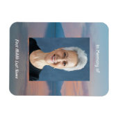 Sunset Evening Sky Dusk Memorial Pocket Keepsake Magneet (Horizontaal)