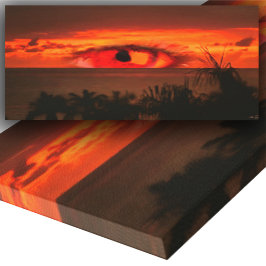 Sunset Eye 2106 Art Canvas Afdruk