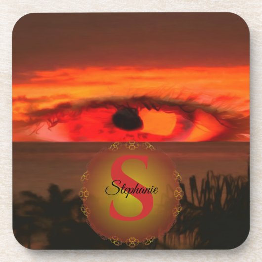 Sunset Eye 2106 Bier Onderzetter (Voorkant)