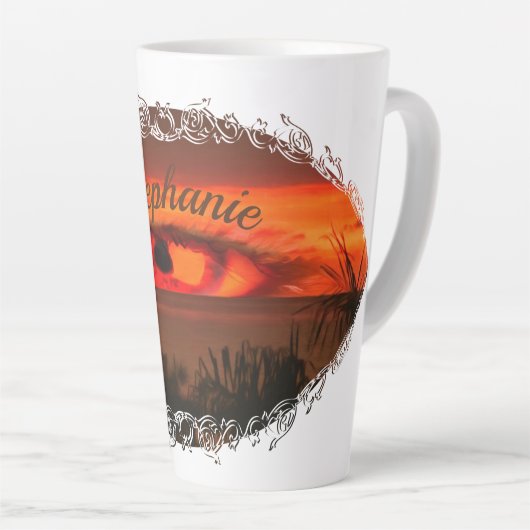 Sunset Eye 2106 Latte Mok (Rechterhoek)