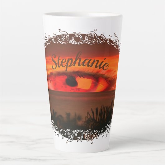 Sunset Eye 2106 Latte Mok (Voorkant)