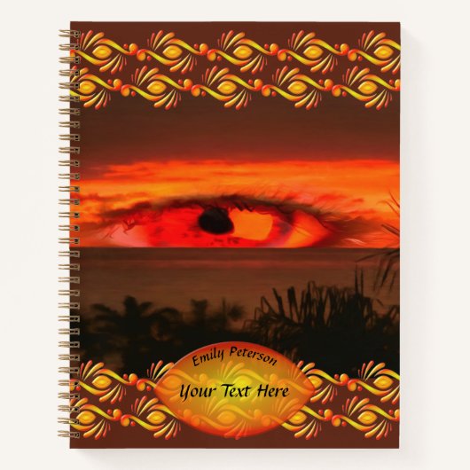 Sunset Eye 2106 Notitieboek (Voorkant)