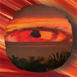 Sunset Eye 2106 Rond Kussen