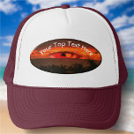 Sunset Eye 2106 Trucker Pet<br><div class="desc">Schilderij "Sunset Eye 2106" Collectie Pas dit pet aan om te promoten, juichen of gewoon om de zon uit je ogen te houden. Aangepaste petten zijn de perfecte manier om aan al deze behoeften en meer te voldoen en creëer is een onmisbaar accessoire dat u nooit zult achterlaten! Personaliseer op...</div>