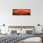 Sunset Eye Panoramic 2106 Kunst Canvas Afdruk (Insitu (Slaapkamer))