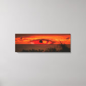 Sunset Eye Panoramic 2106 Kunst Canvas Afdruk (Voorkant)