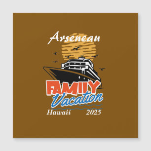 Sunset Familie Vakantie Sinaasappel Personaliseren