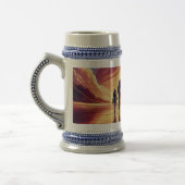 Sunset Family Beach Walk Beer Stein – Mok (Links)