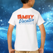 Sunset Family Cruise Oranje Kinderen T-shirt