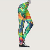 Sunset Fantasy Landschap Leggings (Rechts)