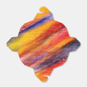 Sunset Favor Box Abstracte kleuren Bedankdoosjes (Uitgevouwen)