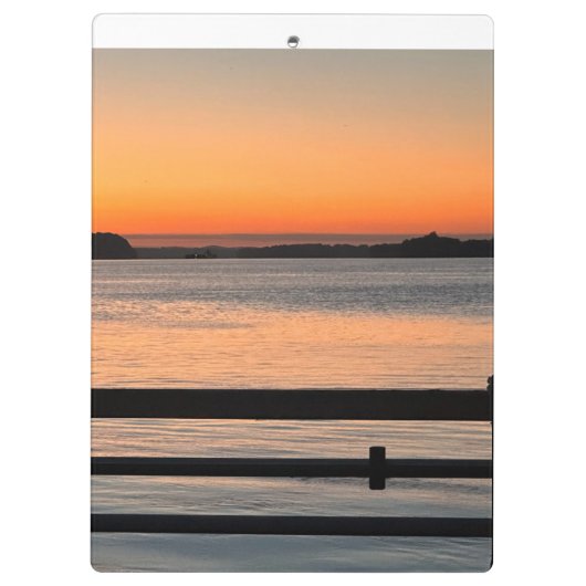 Sunset Ferry Ride Klembord (Achterkant)