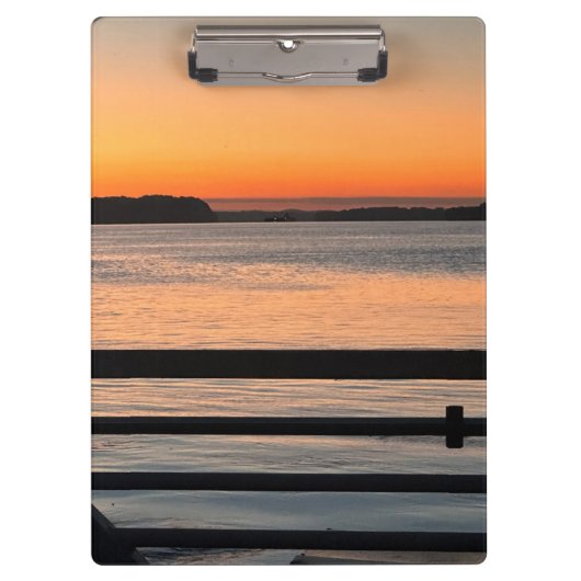 Sunset Ferry Ride Klembord (Voorkant)