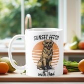 SunSet Fetch/ Golden Retriever Koffiemok