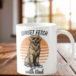 SunSet Fetch / Golden Retriever Koffiemok