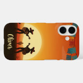 Sunset Fiesta – een grillige woestijnviering Case-Mate iPhone Case (Achterkant (horizontaal))