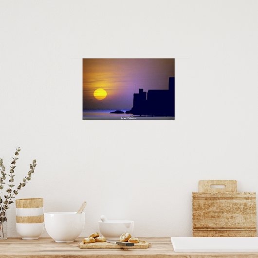 Sunset, Filipijnen Poster (Keuken)