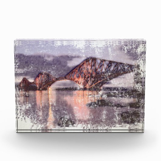 Sunset Firth of Forth Railway Bridge Fotoblokken (Voorkant)