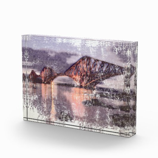 Sunset Firth of Forth Railway Bridge Fotoblokken (Rechts)