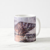 Sunset Firth of Forth Railway Bridge Koffiemok (Voorkant rechts)