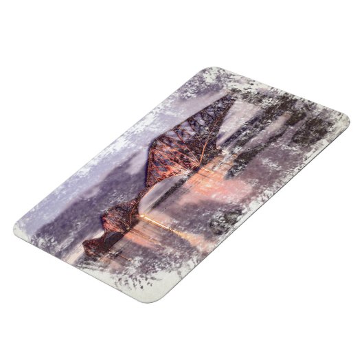 Sunset Firth of Forth Railway Bridge Magneet (Linkerzijde)