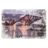 Sunset Firth of Forth Railway Bridge Magneet (Horizontaal)